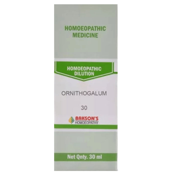 Bakson's Homeopathy Ornithogalum Dilution 30 - Classic Derma
