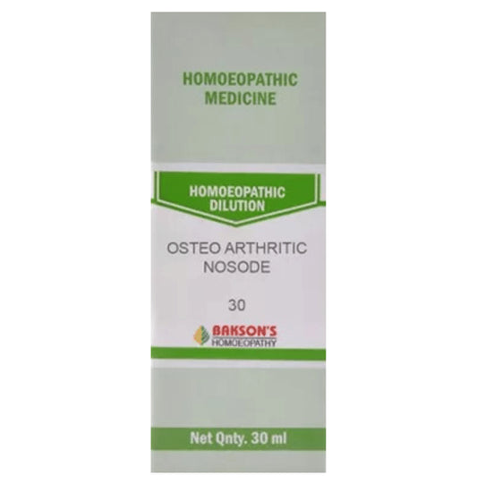 Bakson's Homeopathy Osteo Arthritic Nosode Dilution 30 - Classic Derma