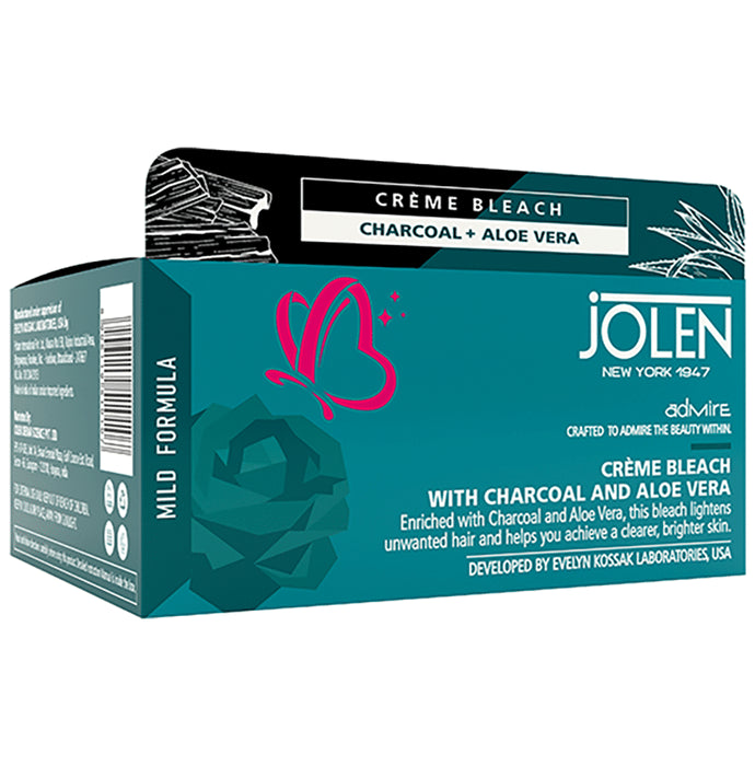 Jolen New York Cream Bleach Charcoal and Aloe Vera - Classic Derma