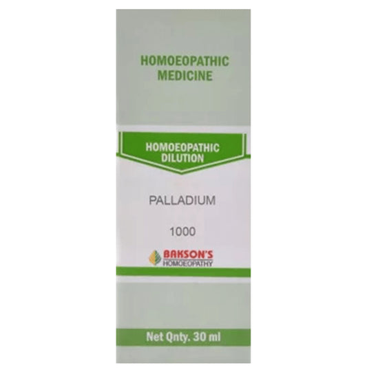 Bakson's Homeopathy Palladium Dilution 1000 CH - Classic Derma