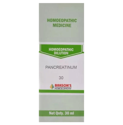 Bakson's Homeopathy Pancreatinum Dilution 30 - Classic Derma