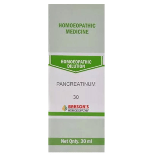 Bakson's Homeopathy Pancreatinum Dilution 30 - Classic Derma