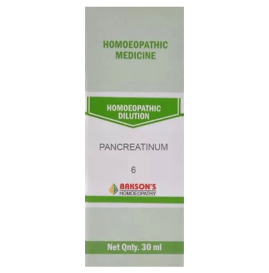 Bakson's Homeopathy Pancreatinum Dilution 6 CH - Classic Derma