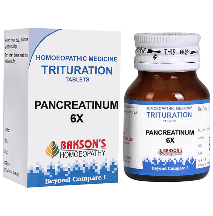 Bakson's Homeopathy Pancreatinum Trituration Tablet 6X - Classic Derma