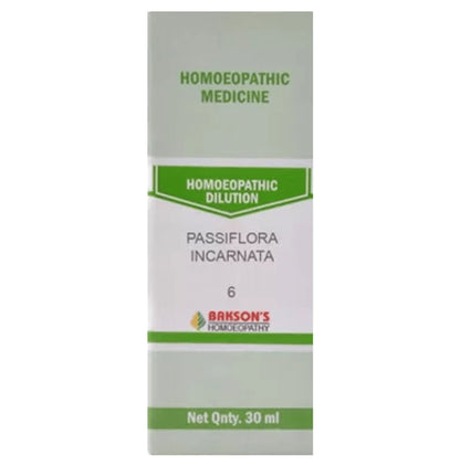 Bakson's Homeopathy Passiflora Incarnata Dilution 6 - Classic Derma