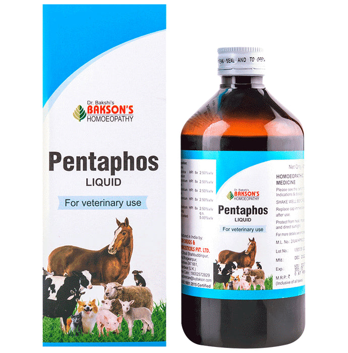 Bakson's Homeopathy Pentaphos Liquid for Veterinary Use - Classic Derma