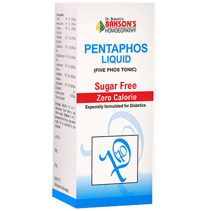 Bakson's Homeopathy Pentaphos Liquid Sugar Free - Classic Derma
