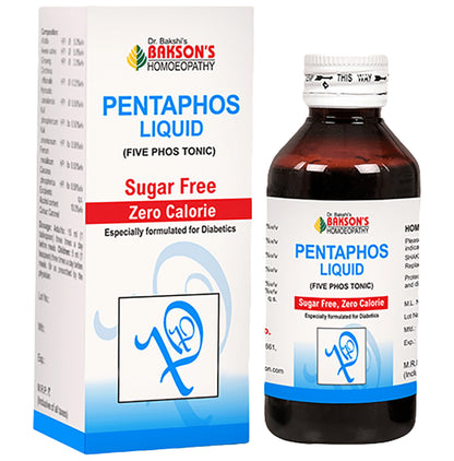 Bakson's Homeopathy Pentaphos Liquid Sugar Free
