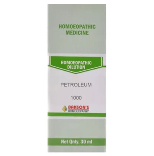 Bakson's Homeopathy Petroleum Dilution 1000 CH - Classic Derma