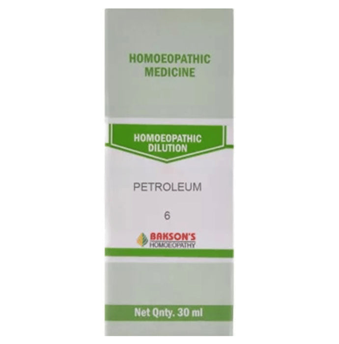 Bakson's Homeopathy Petroleum Dilution 6 CH - Classic Derma