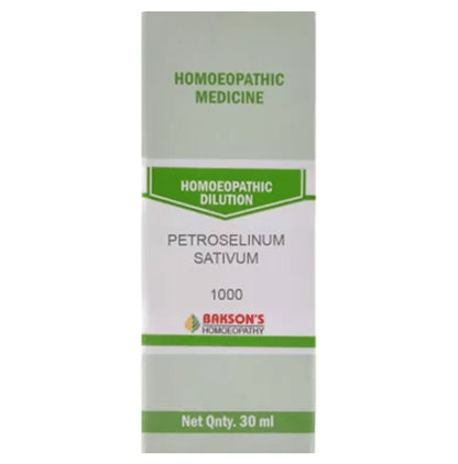 Bakson's Homeopathy Petroselinum Sativum Dilution 1000 CH - Classic Derma