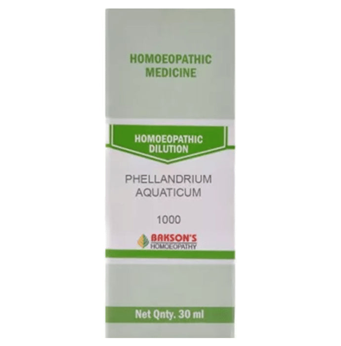 Bakson's Homeopathy Phellandrium Aquaticum Dilution 1000 CH - Classic Derma