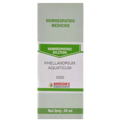 Bakson's Homeopathy Phellandrium Aquaticum Dilution 1000 CH - Classic Derma