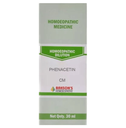 Bakson's Homeopathy Phenacetin Dilution CM - Classic Derma
