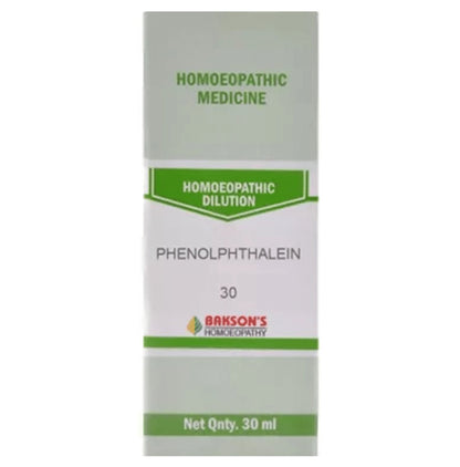 Bakson's Homeopathy Phenolphthalein Dilution 30 - Classic Derma