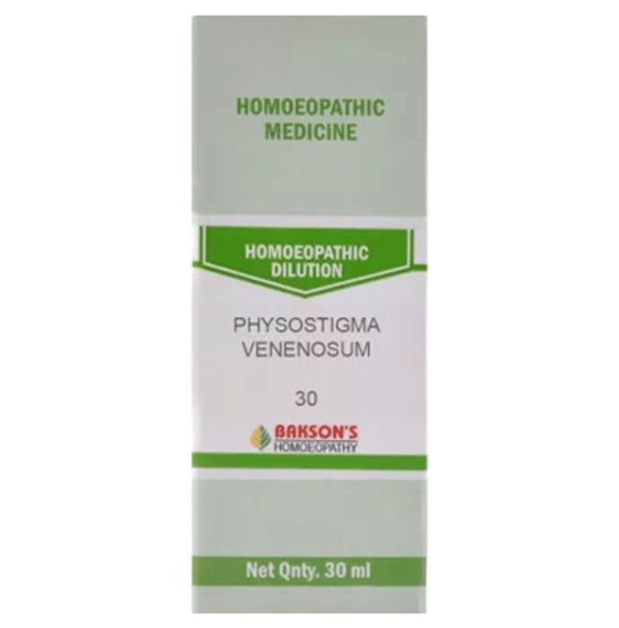 Bakson's Homeopathy Physostigma Venenosum Dilution 30 - Classic Derma