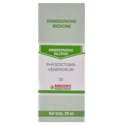 Bakson's Homeopathy Physostigma Venenosum Dilution 30 - Classic Derma