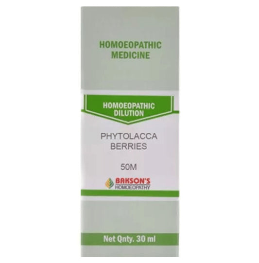 Bakson's Homeopathy Phytolacca Berries Dilution 50M - Classic Derma