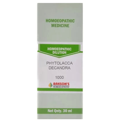 Bakson's Homeopathy Phytolacca Decandra Dilution 1000 CH - Classic Derma