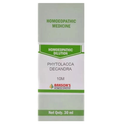 Bakson's Homeopathy Phytolacca Decandra Dilution 10M - Classic Derma