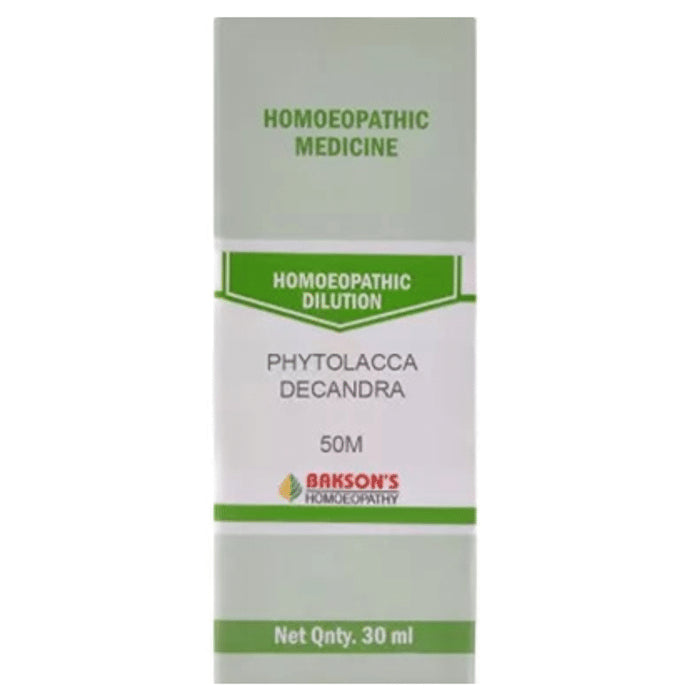 Bakson's Homeopathy Phytolacca Decandra Dilution 50M - Classic Derma