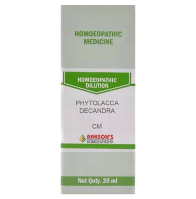 Bakson's Homeopathy Phytolacca Decandra Dilution CM - Classic Derma