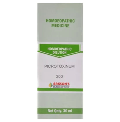 Bakson's Homeopathy Picrotoxinum Dilution 200 - Classic Derma