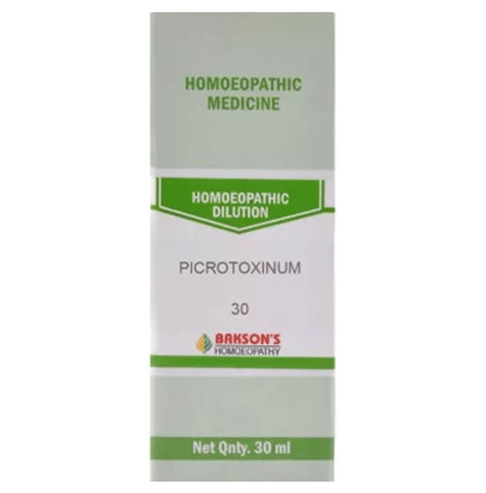 Bakson's Homeopathy Picrotoxinum Dilution 30 - Classic Derma