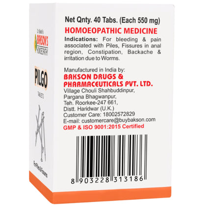 Bakson's Homeopathy Pilgo Tablet