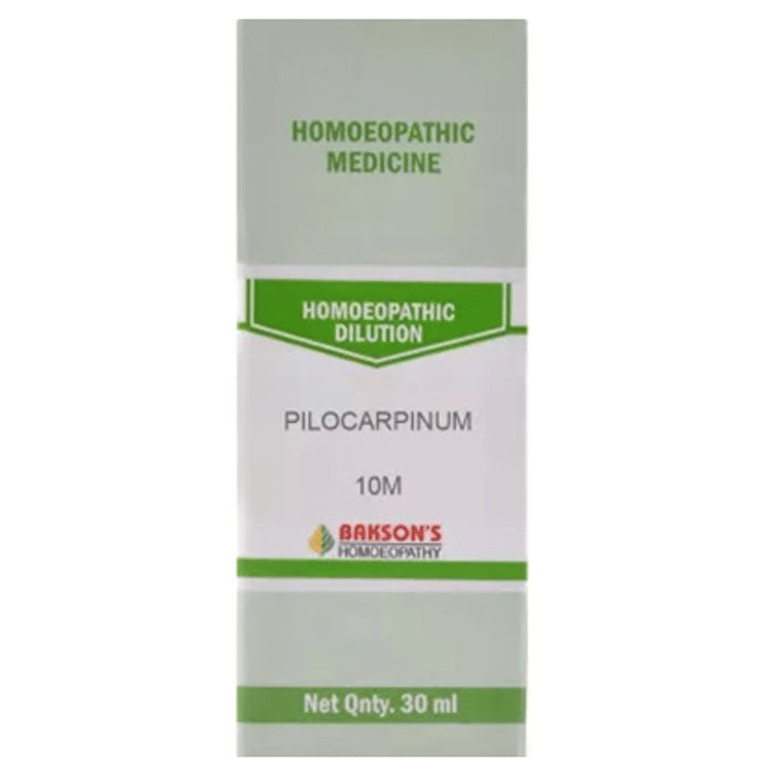Bakson's Homeopathy Pilocarpinum Dilution 10M - Classic Derma