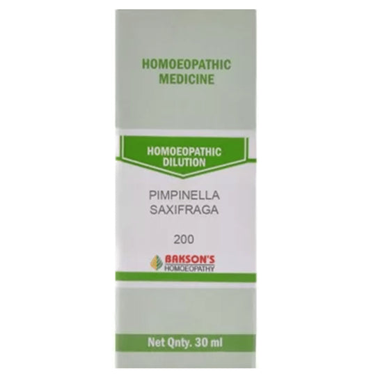 Bakson's Homeopathy Pimpinella Saxifraga Dilution 200 - Classic Derma
