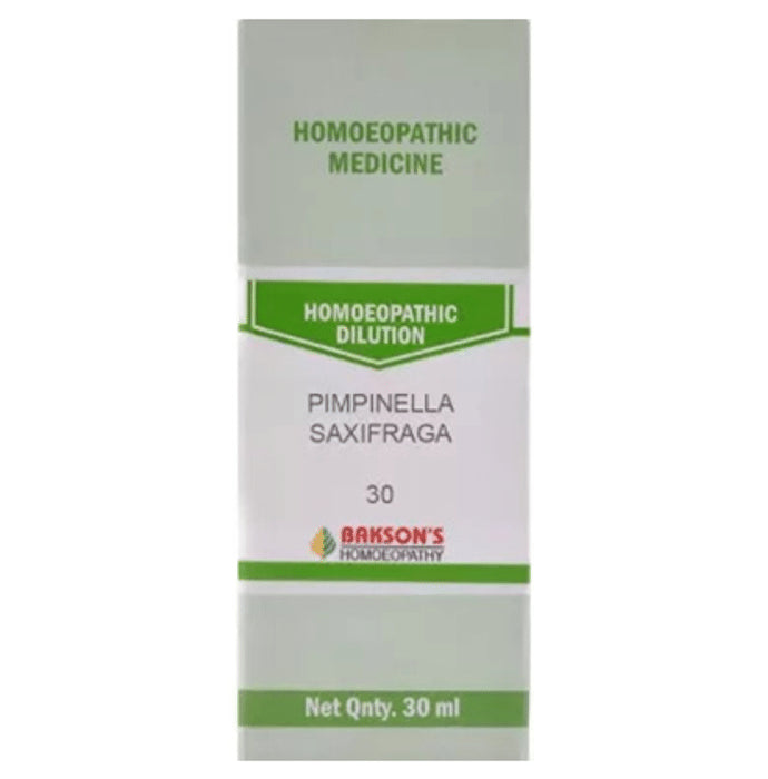 Bakson's Homeopathy Pimpinella Saxifraga Dilution 30 - Classic Derma