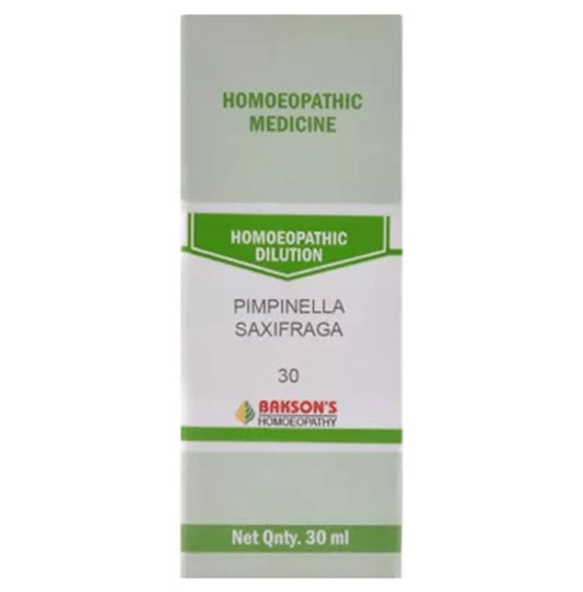 Bakson's Homeopathy Pimpinella Saxifraga Dilution 30 - Classic Derma