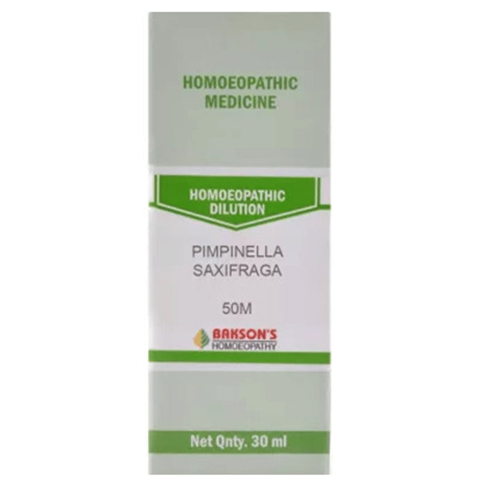Bakson's Homeopathy Pimpinella Saxifraga Dilution 50M - Classic Derma