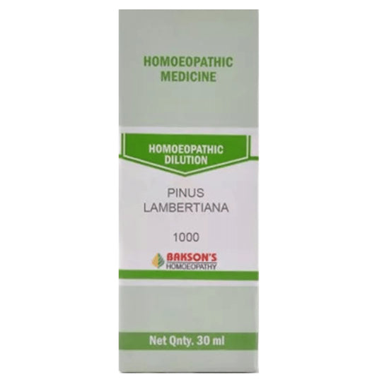 Bakson's Homeopathy Pinus Lambertiana Dilution 1000 CH - Classic Derma