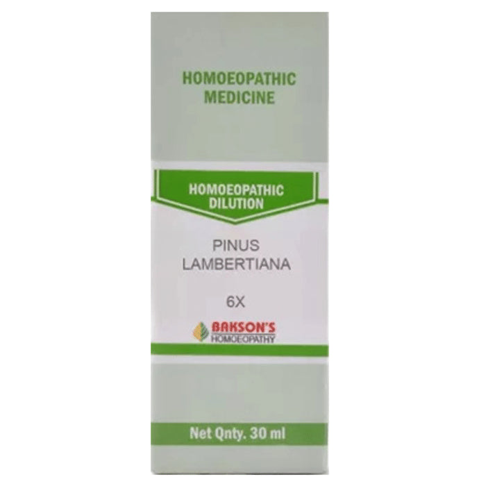 Bakson's Homeopathy Pinus Lambertiana Dilution 6X - Classic Derma