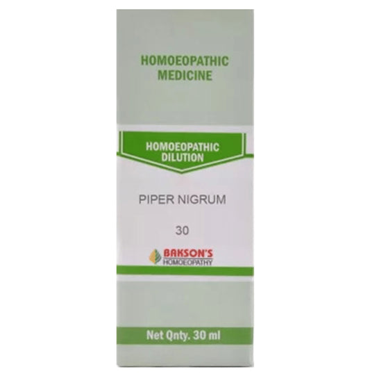 Bakson's Homeopathy Piper Nigrum Dilution 30 - Classic Derma