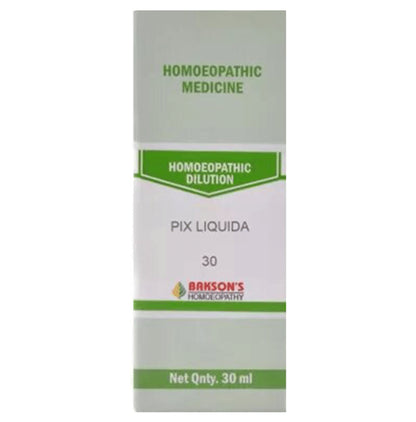 Bakson's Homeopathy Pix Liquida Dilution 30 - Classic Derma