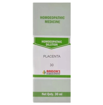 Bakson's Homeopathy Placenta Dilution 30 - Classic Derma