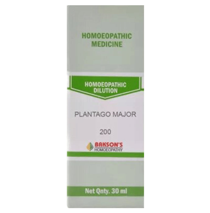 Bakson's Homeopathy Plantago Major Dilution 200 - Classic Derma