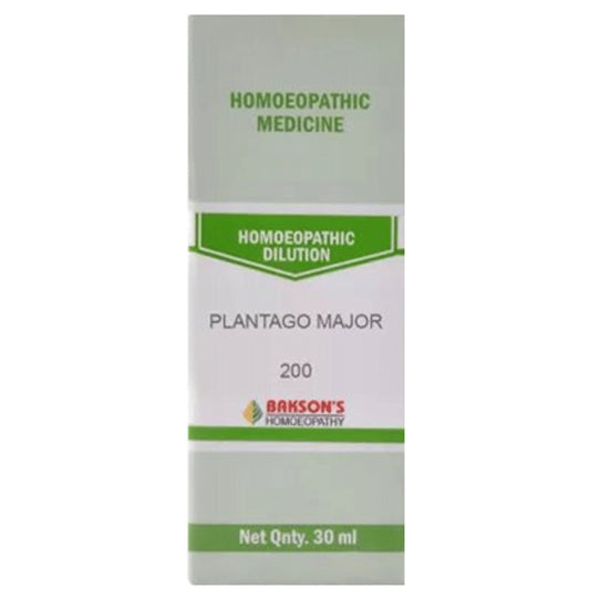 Bakson's Homeopathy Plantago Major Dilution 200 - Classic Derma