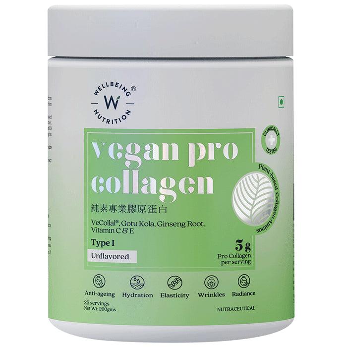 Wellbeing Nutrition Vegan Pro Collagen Unflavored - Classic Derma