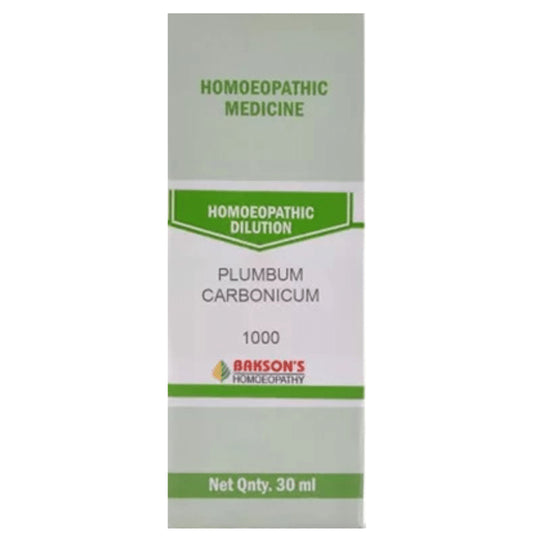 Bakson's Homeopathy Plumbum Carbonicum Dilution 1000 CH - Classic Derma
