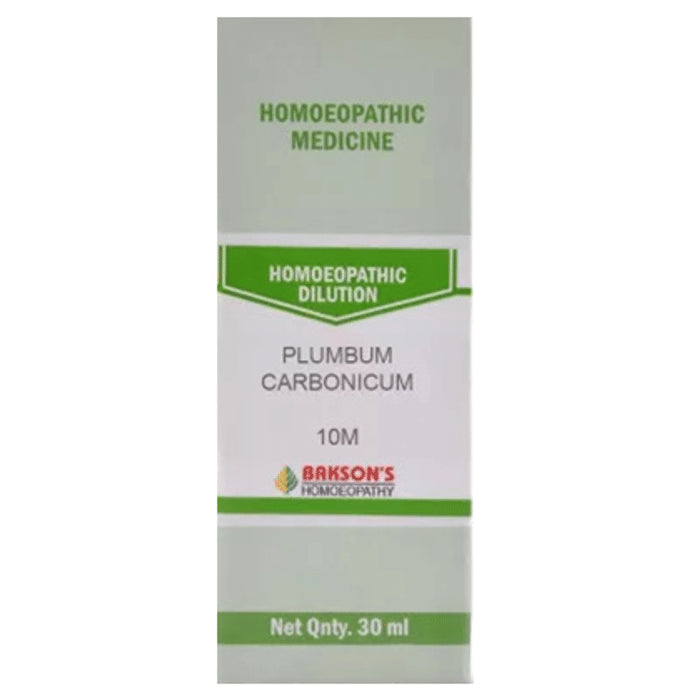 Bakson's Homeopathy Plumbum Carbonicum Dilution 10M - Classic Derma