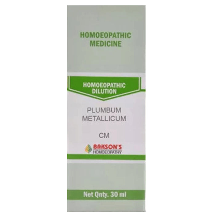 Bakson's Homeopathy Plumbum Metallicum Dilution CM - Classic Derma