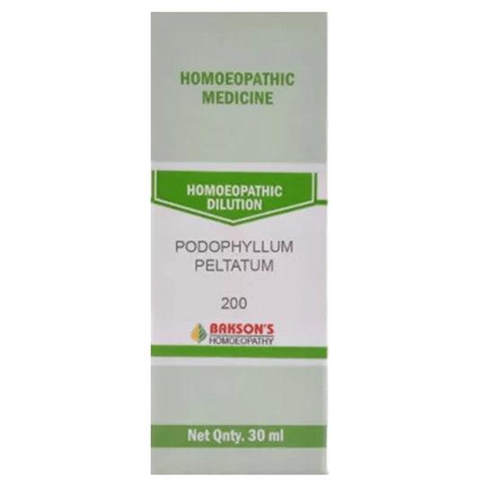 Bakson's Homeopathy Podophyllum Peltatum Dilution 200 - Classic Derma