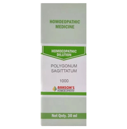Bakson's Homeopathy Polygonum Sagittatum Dilution 1000 CH - Classic Derma