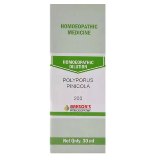 Bakson's Homeopathy Polyporus Pinicola Dilution 200 - Classic Derma