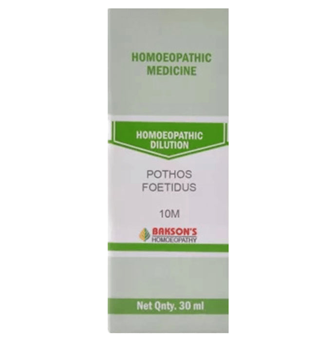 Bakson's Homeopathy Pothos Foetidus Dilution 10M - Classic Derma