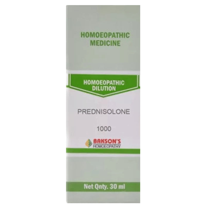 Bakson's Homeopathy Prednisolone Dilution 1000 CH - Classic Derma